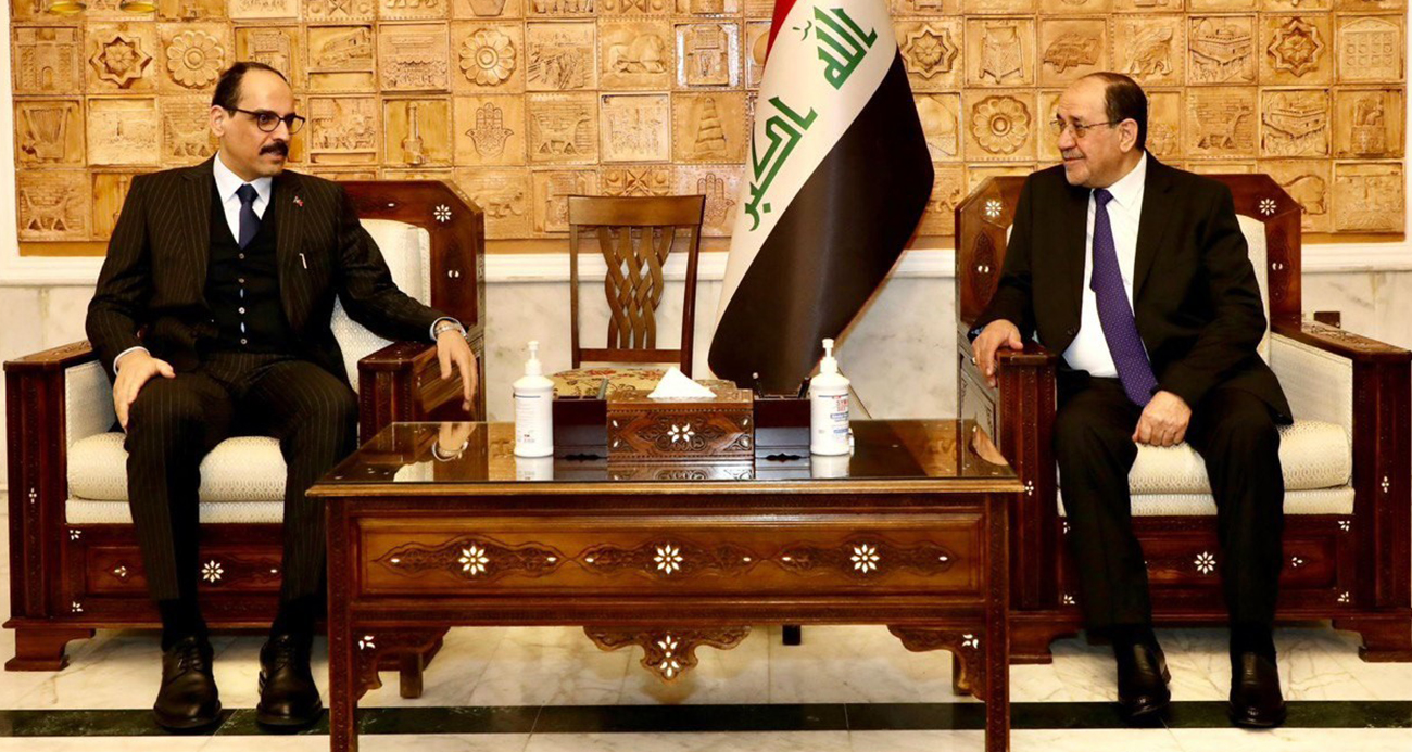 MİT Başkanı Kalın, Irak&#039;ta Nuri Maliki ile görüştü