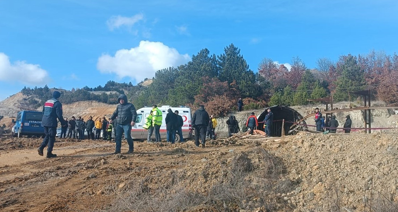 Kütahya Tavşanlı’daki maden ocağında göçük, 1 işçi toprak altında kaldı