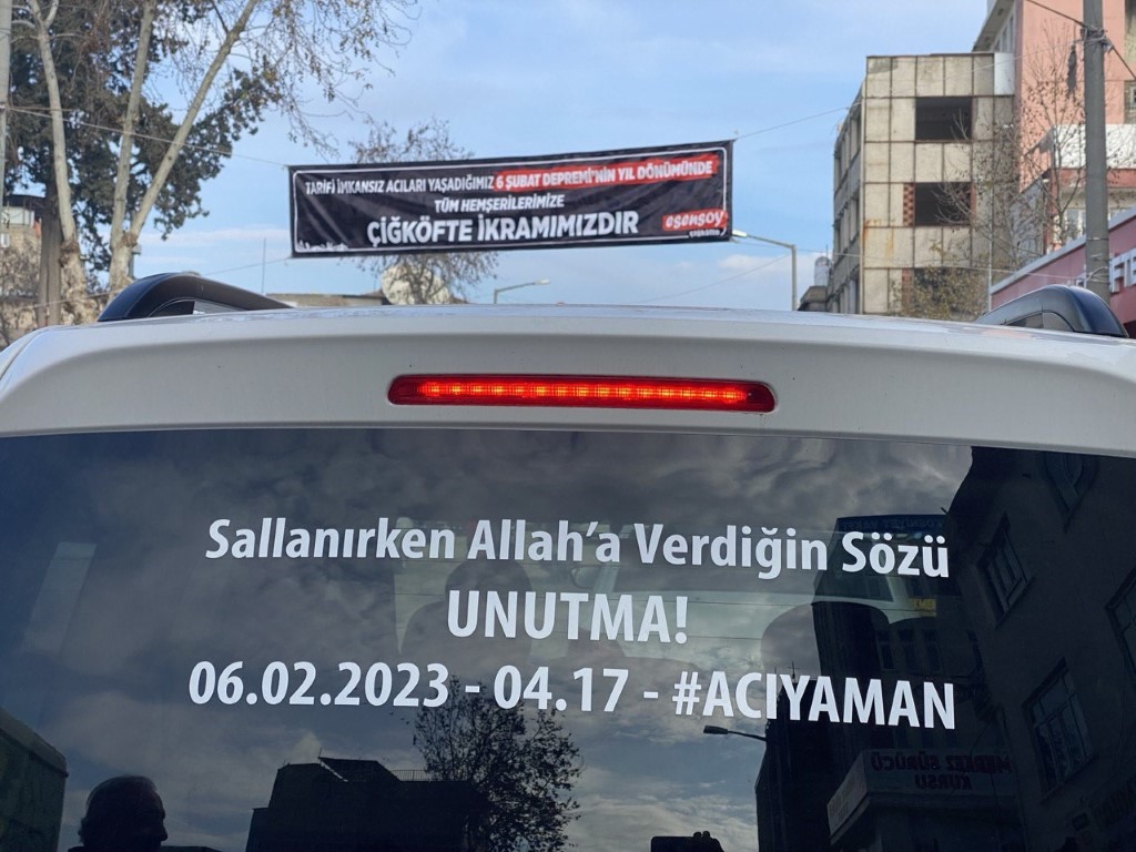 Adıyaman esnafından vefa örneği