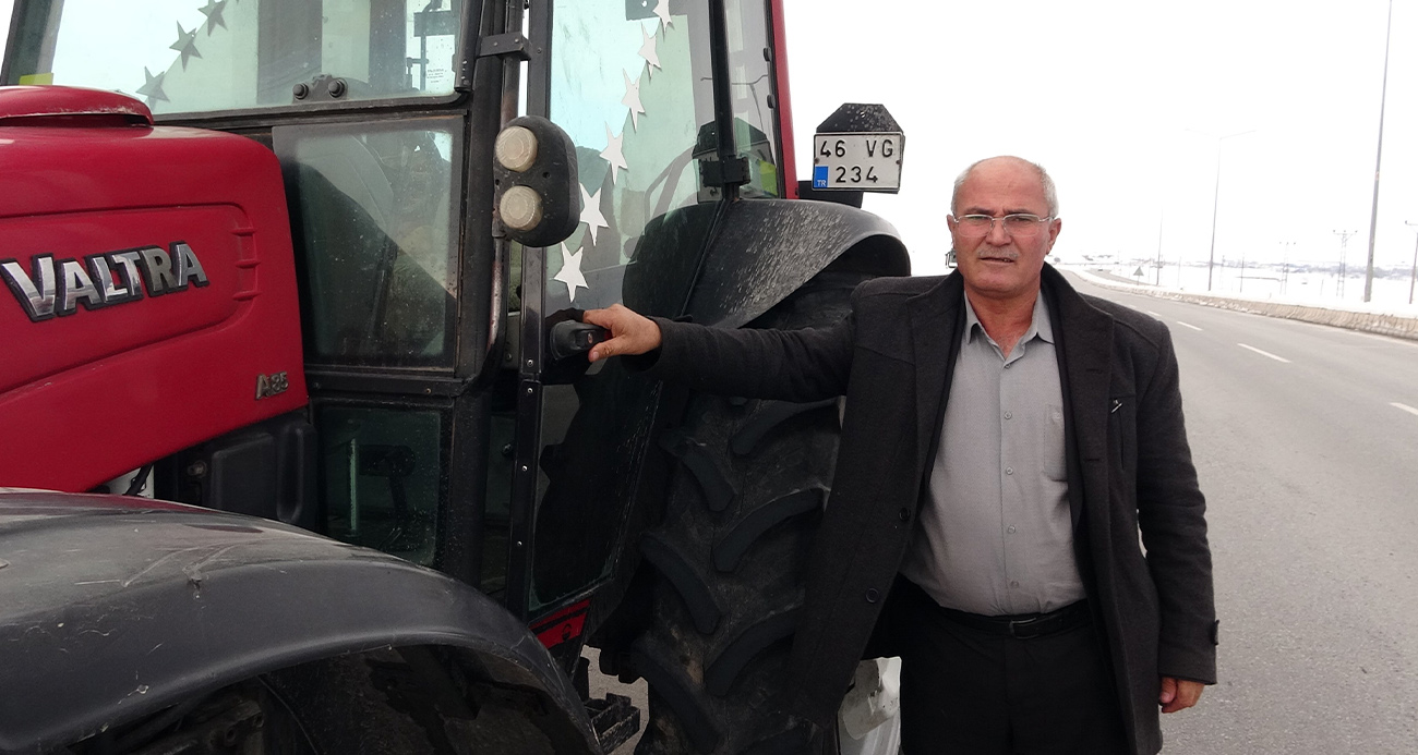 Nakliyeciler 28 bin TL isteyince inat etti 3 gün traktör sürerek Bitlis’e geldi