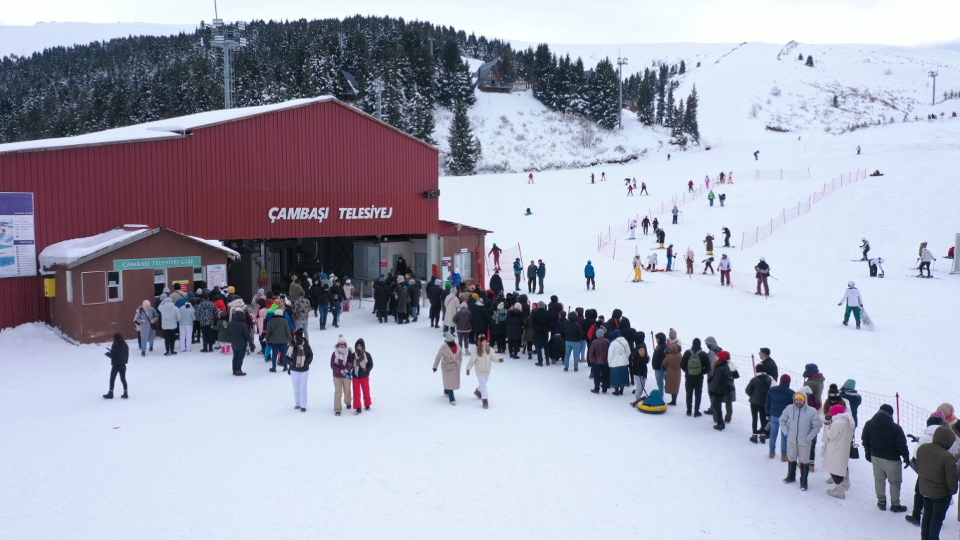 Çambaşı Yaylası doldu taştı