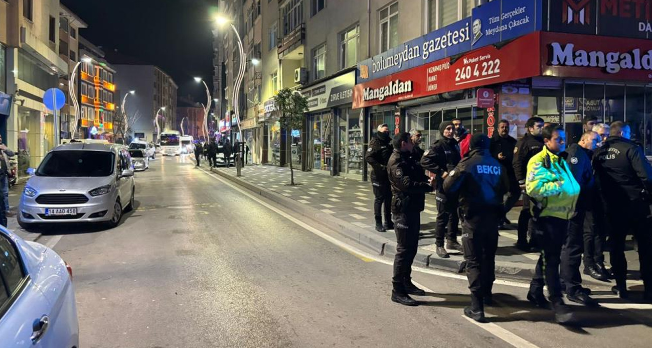 Bolu’da gece saatlerinde ortalık karıştı: 7 gözaltı