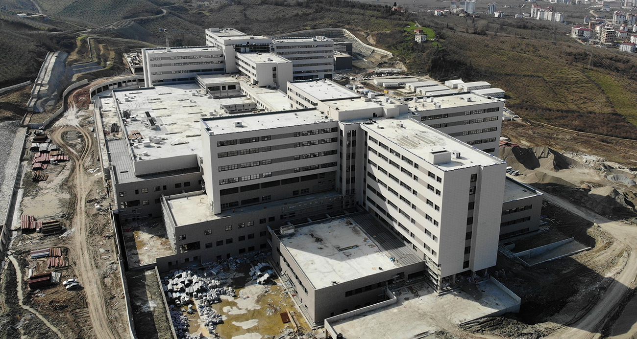 Ordu Şehir Hastanesi inşaatı yüzde 93’e ulaştı