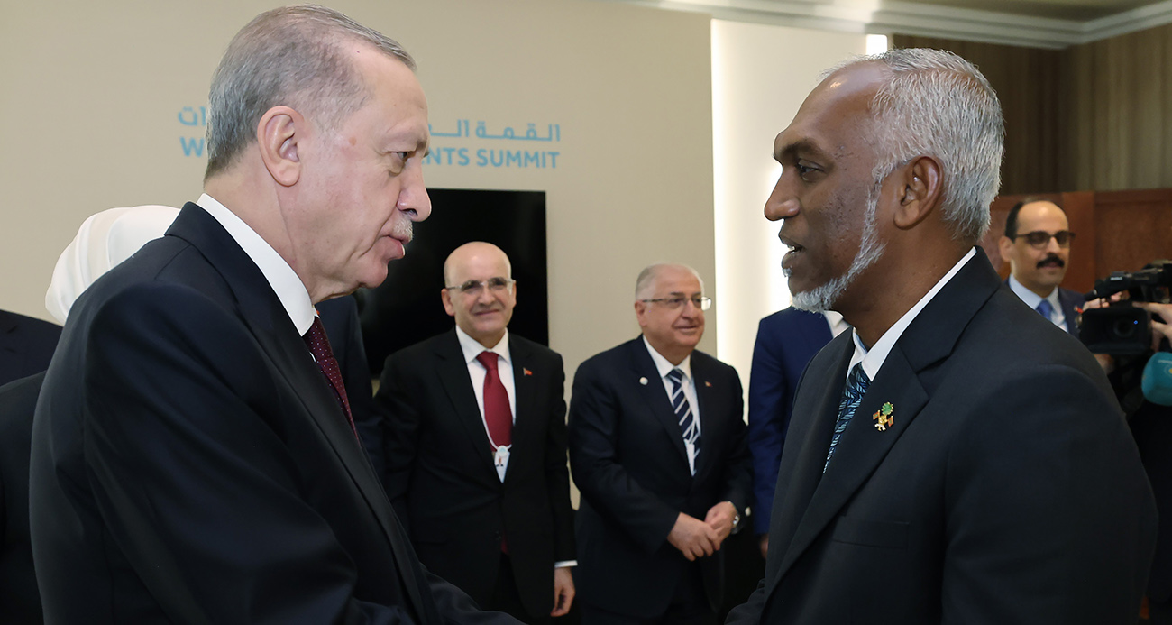 Cumhurbaşkanı Erdoğan, Maldivler Devlet Başkanı Muizzu ile görüştü