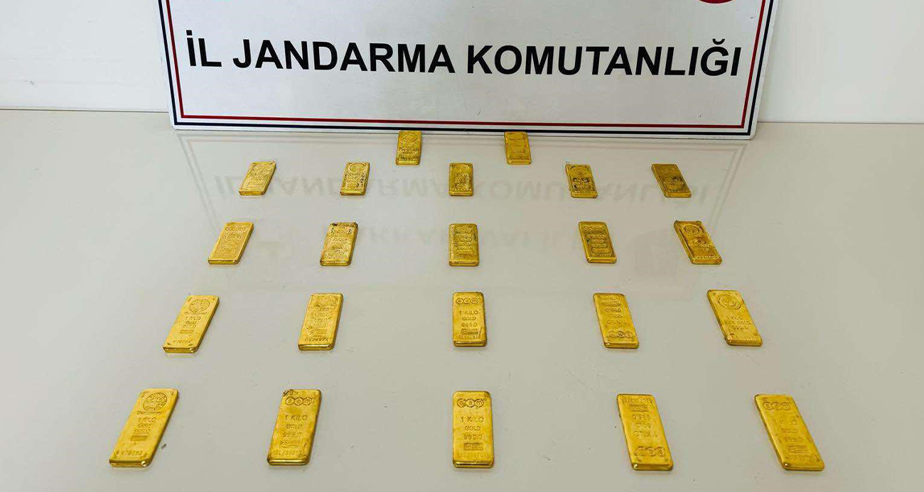Hakkari’de kaçak 22 kilo külçe altın ele geçirildi