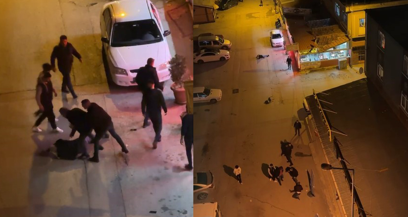 Tokat’ta sandalyeli kavga kamerada