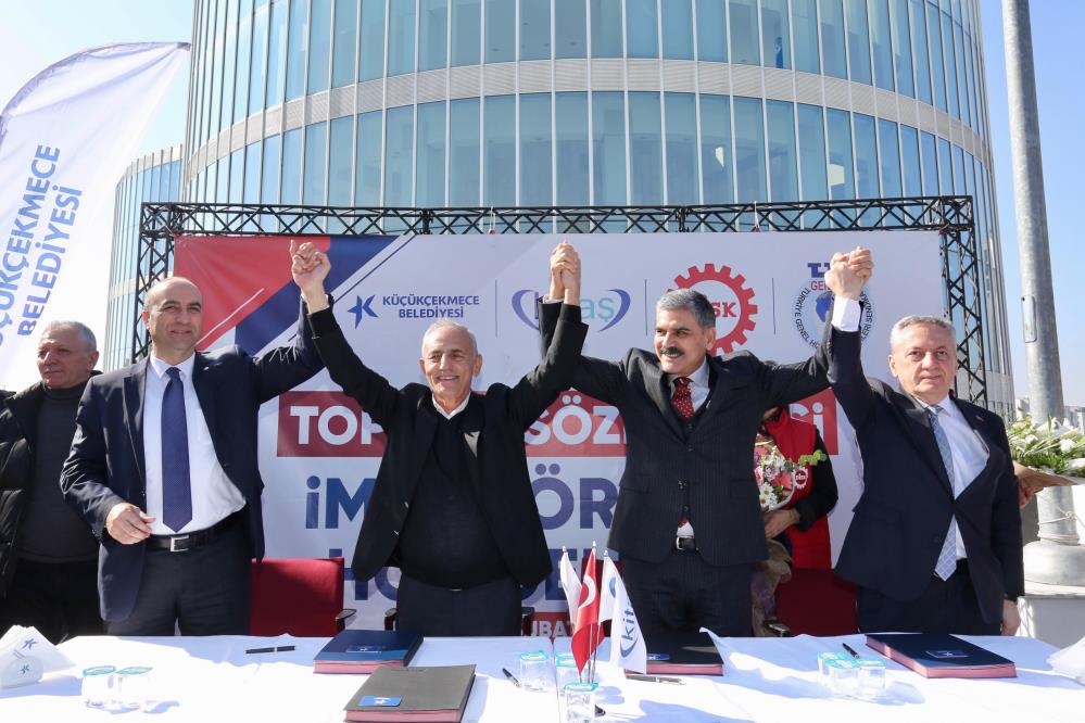 Küçükçekmece’de Belediye çalışanlarına yüzde 76 zam yapıldı