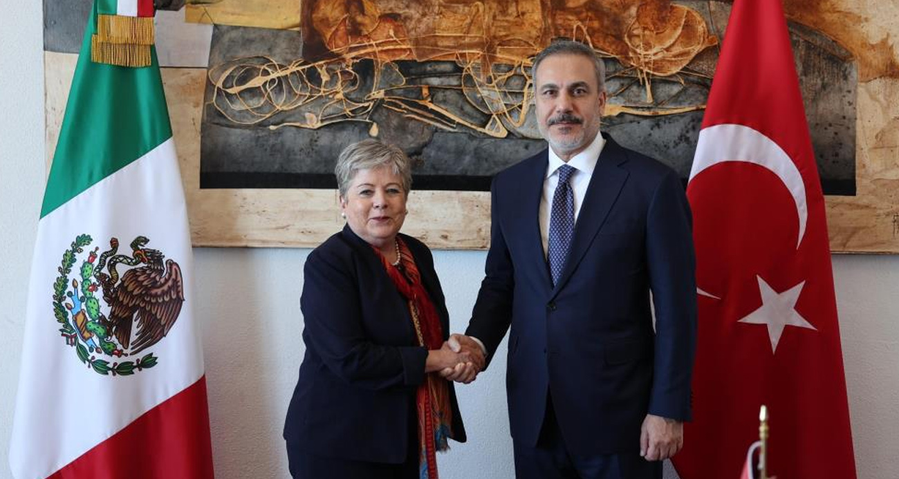 Dışişleri Bakanı Fidan, Meksikalı mevkidaşı Alicia Bárcena Ibarra ile görüştü