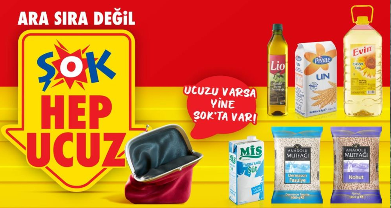 ŞOK Marketler temel ihtiyaç ürünlerinde “her gün ucuz fiyat” kampanyasını duyurdu