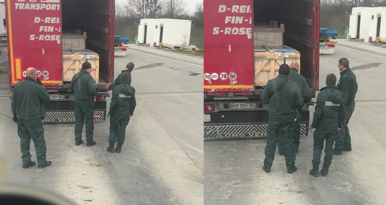 Kaçak göçmenler dorseden inmeyince, tır içindekilerle polis merkezine götürüldü