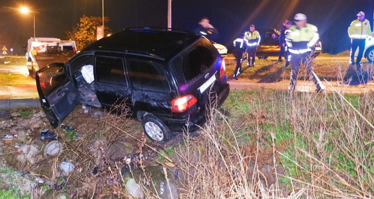 20 kilometrelik kovalamaca kazayla son buldu