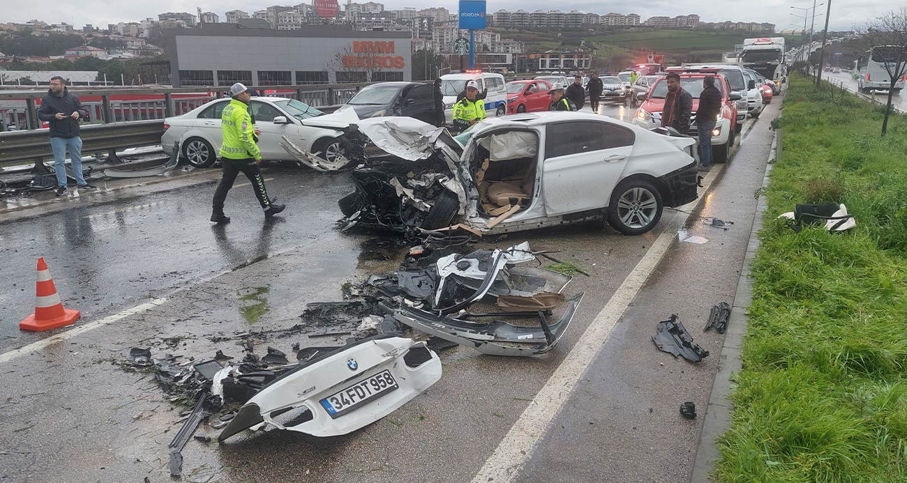 Tekirdağ’da feci kaza: 1 ölü, 2 yaralı