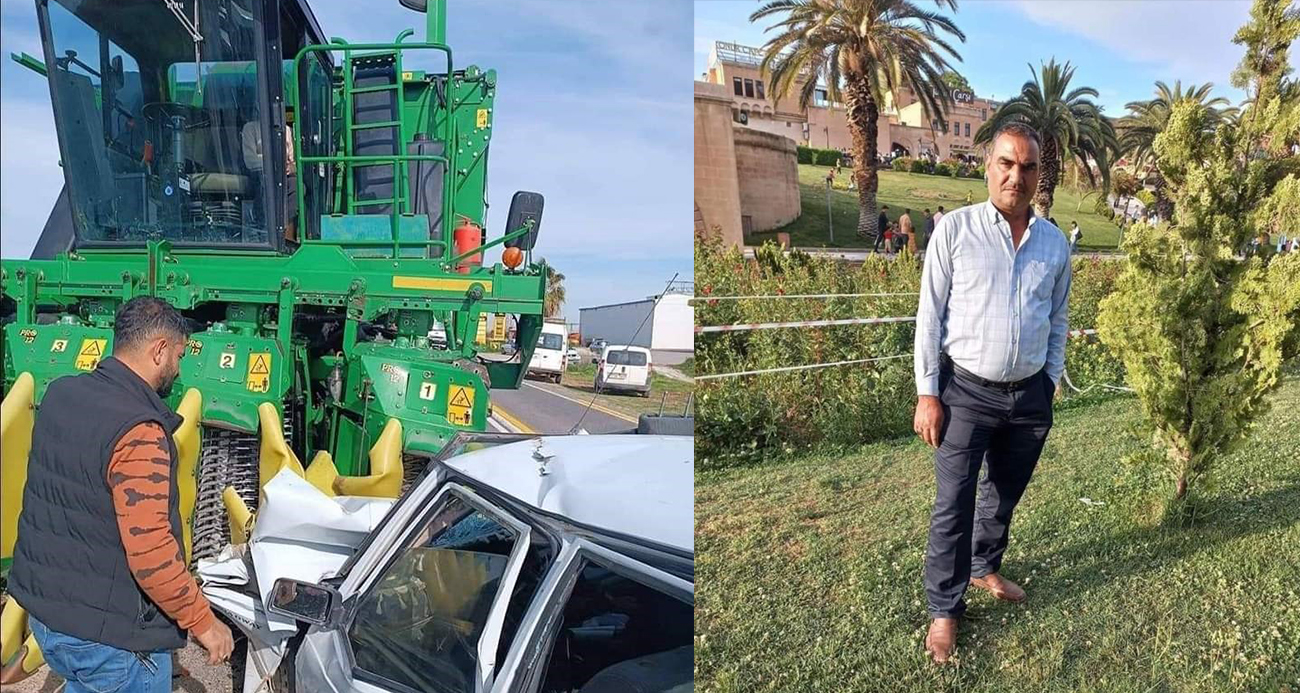 Şanlıurfa’da biçerdöver ile otomobil çarpıştı: 1 ölü, 1 yaralı