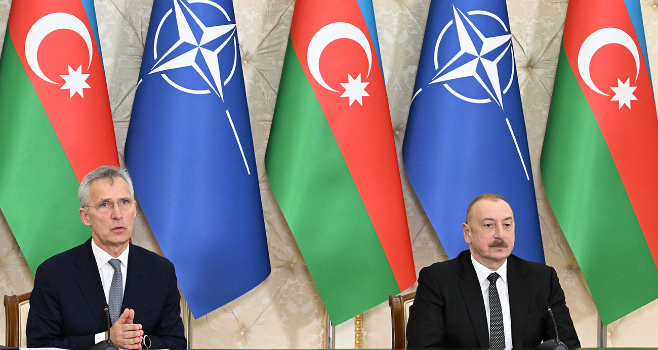 Azerbaycan Cumhurbaşkanı Aliyev, NATO Genel Sekreteri Stoltenberg’i kabul etti