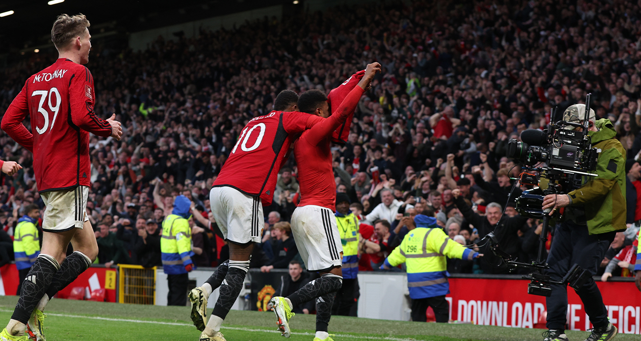 7 gollü FA Cup maçında Manchester United yarı finalde
