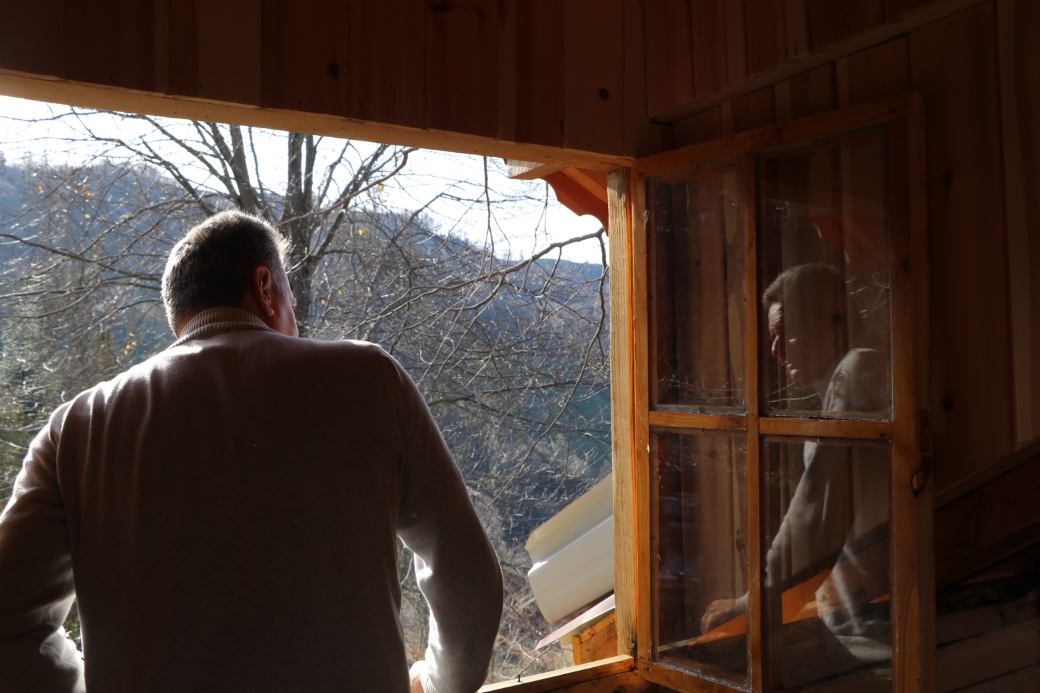 150 yıllık ağacın gövdesine 2+1 ev yaptı