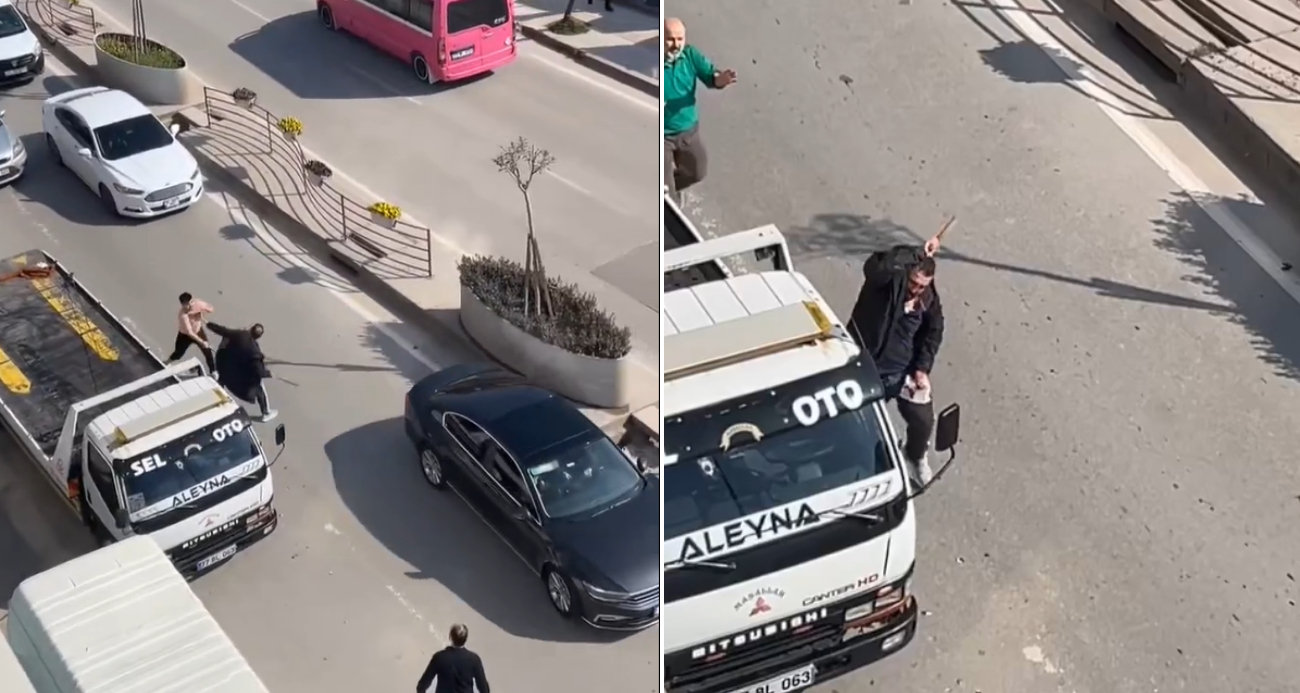 Yalova’da sopalarla trafik kavgası