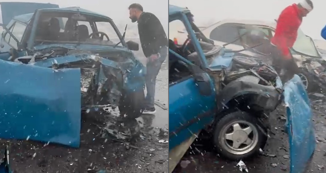 Niğde’de iki otomobil kafa kafaya çarpıştı: 5 yaralı