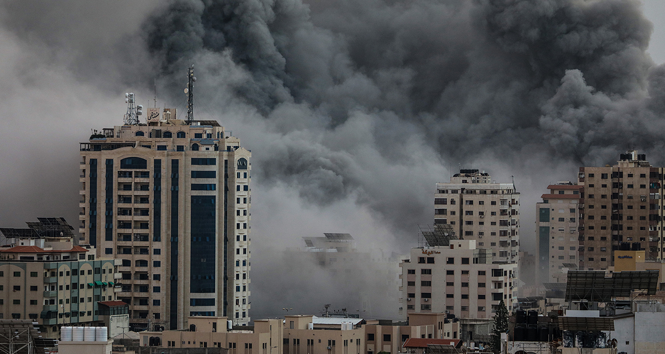 İsrail saldırıları sonucu Gazze’deki Al-Amal Hastanesi hizmet dışı kaldı