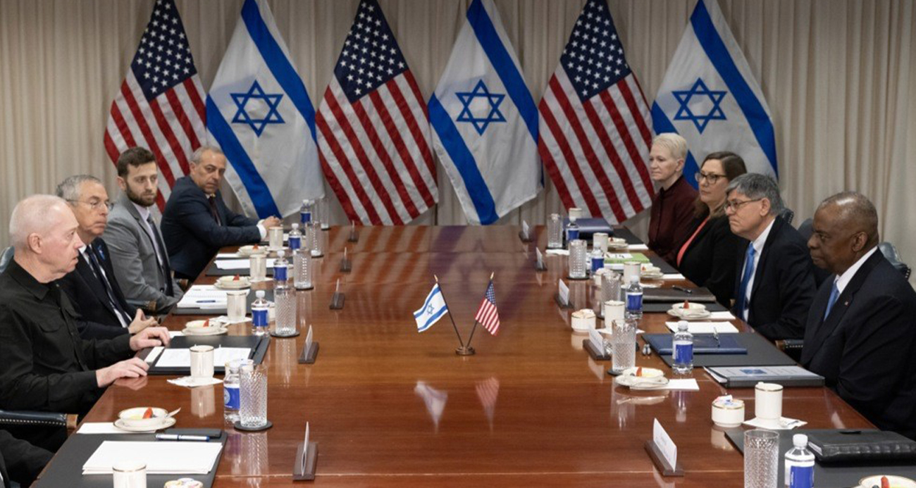 ABD Savunma Bakanı Austin, İsrail Savunma Bakanı Gallant ile bir araya geldi
