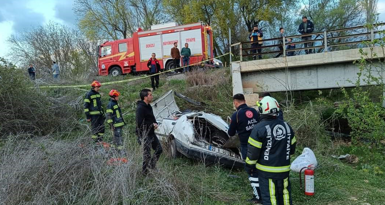 Motosiklet ile otomobilin karıştığı kazada 3 kişi öldü