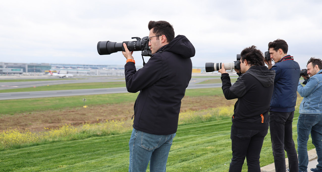 İstanbul Havalimanı’nda havacılık fotoğrafçıları için özel çekim alanı açıldı