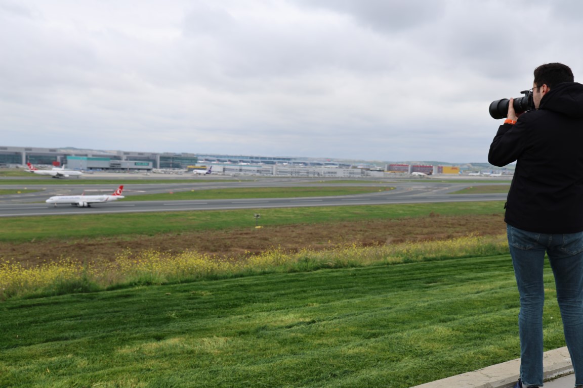 İstanbul Havalimanı’nda havacılık fotoğrafçıları için özel çekim alanı açıldı
