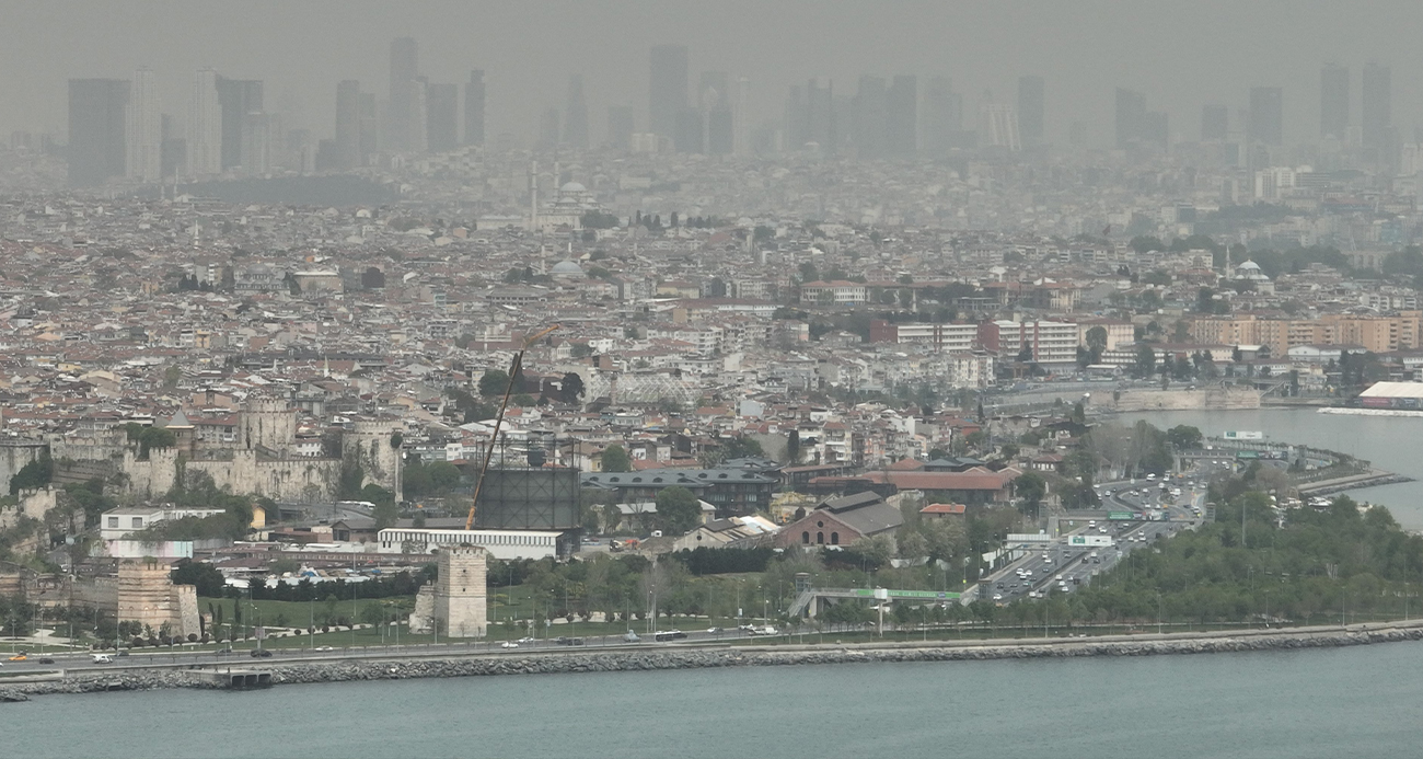 İstanbul’da çöl tozları hayatı olumsuz etkiliyor
