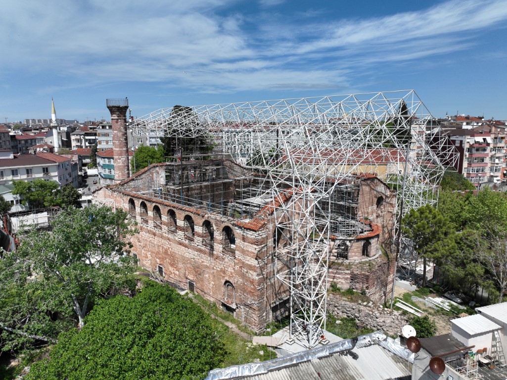 İmrahor İlyas Bey Camii’ne uzay kafes: 100 yıl sonra üstü kapatılacak