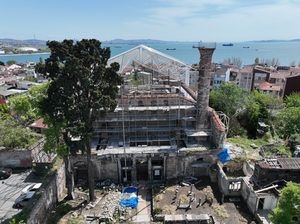 İmrahor İlyas Bey Camii’ne uzay kafes: 100 yıl sonra üstü kapatılacak