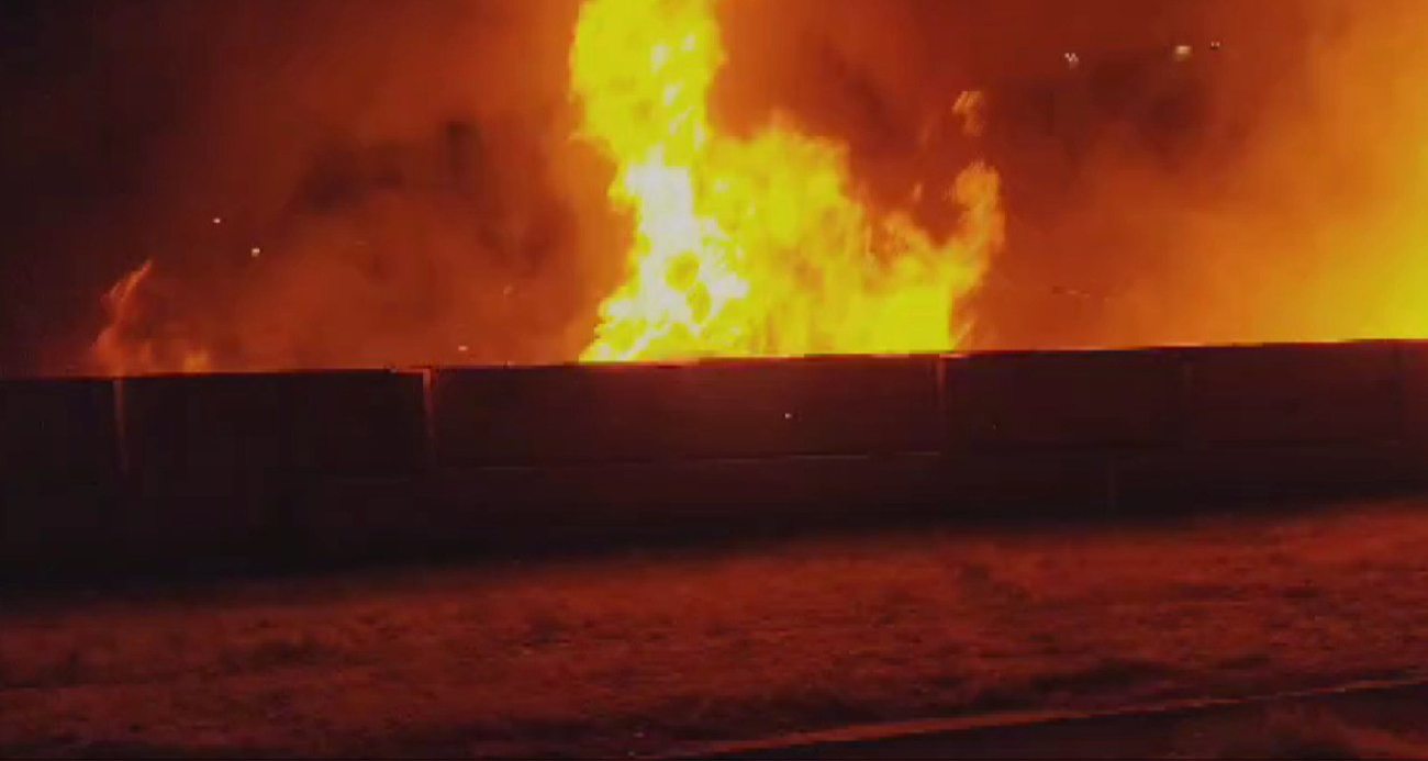 Kahramanmaraş’ta ahşap ürünleri üreten fabrikada yangın