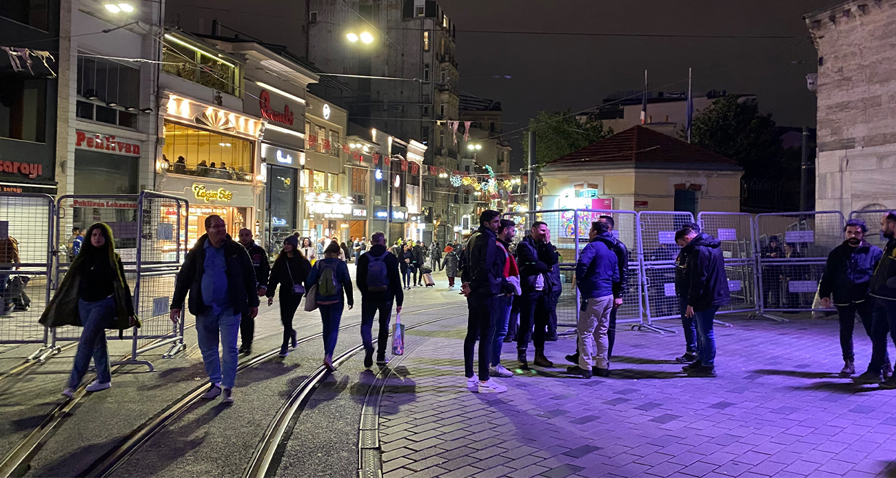 Taksim ve İstiklal Caddesi’ndeki kısıtlamalar kaldırıldı
