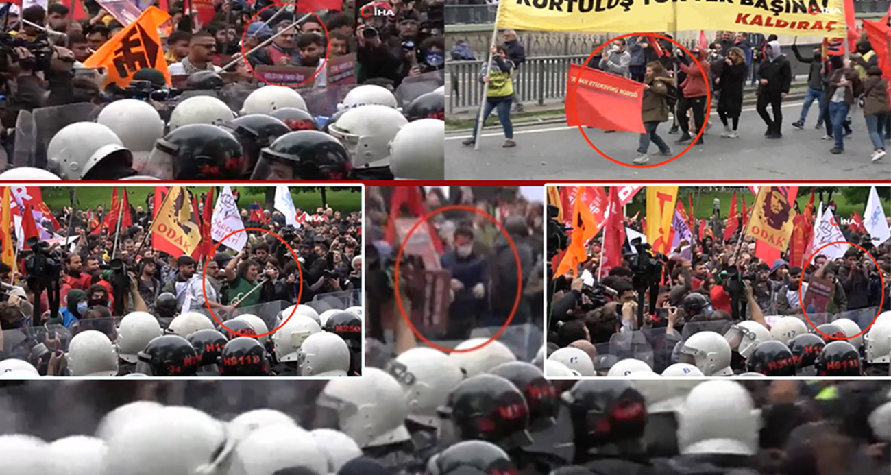 Saraçhane’de 1 Mayıs’ta polise saldıranların yeni görüntüleri ortaya çıktı