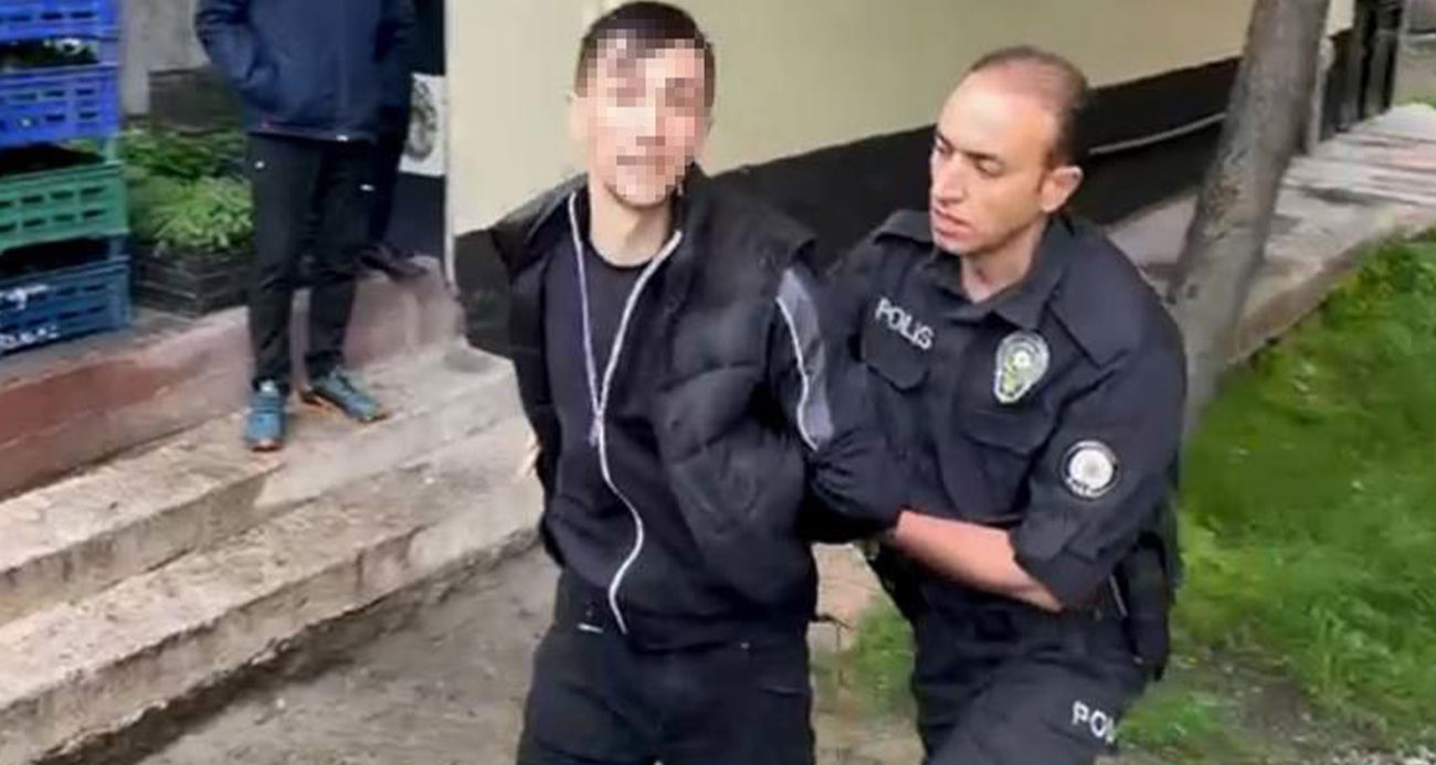 Aksaray’da film sahnelerini aratmayan şüpheli-polis kovalamacası kamerada