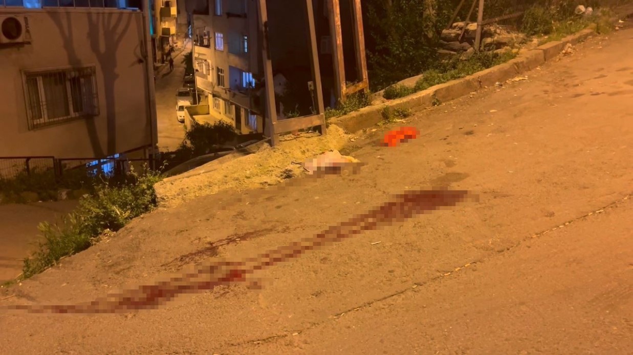 Şişli’de Sokak ortasında silahlı pusu kamerada