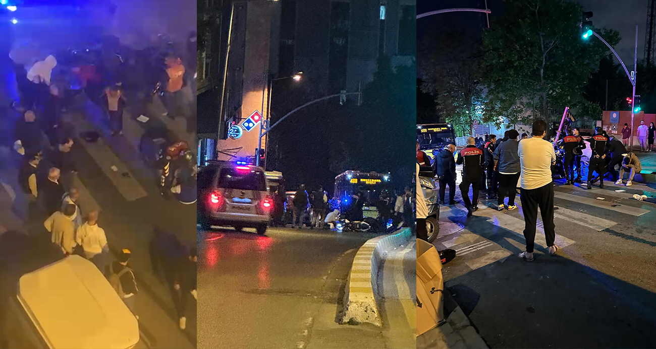 İstanbul’da “yetersiz ehliyet” kovalamacası kazayla bitti: 2’si polis 3 yaralı