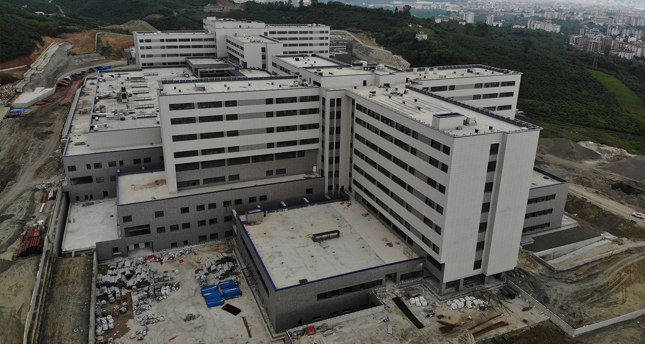 Ordu Şehir Hastanesi inşaatı yüzde 99 tamamlandı