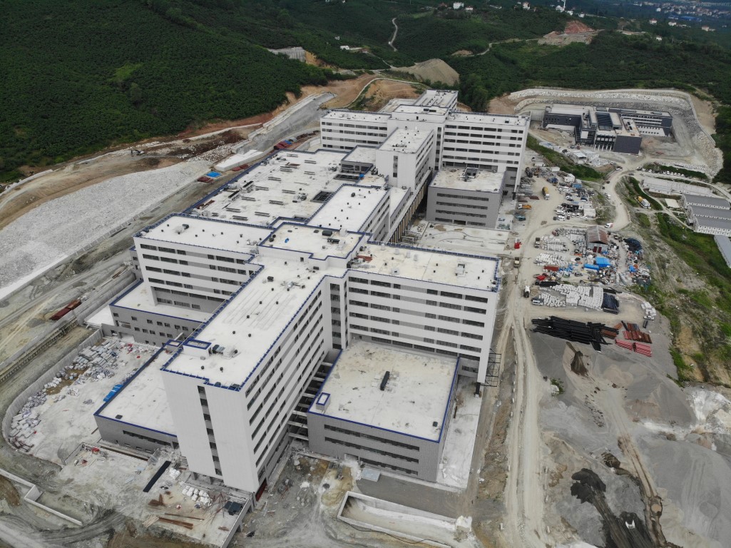Ordu Şehir Hastanesi inşaatı yüzde 99 tamamlandı