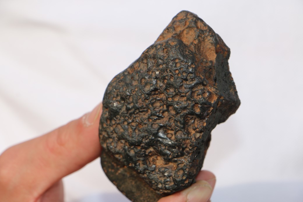 Tarlada bulduğu göktaşının önce analizini yaptırdı, şimdi de açık artırmayla satışa çıkardı