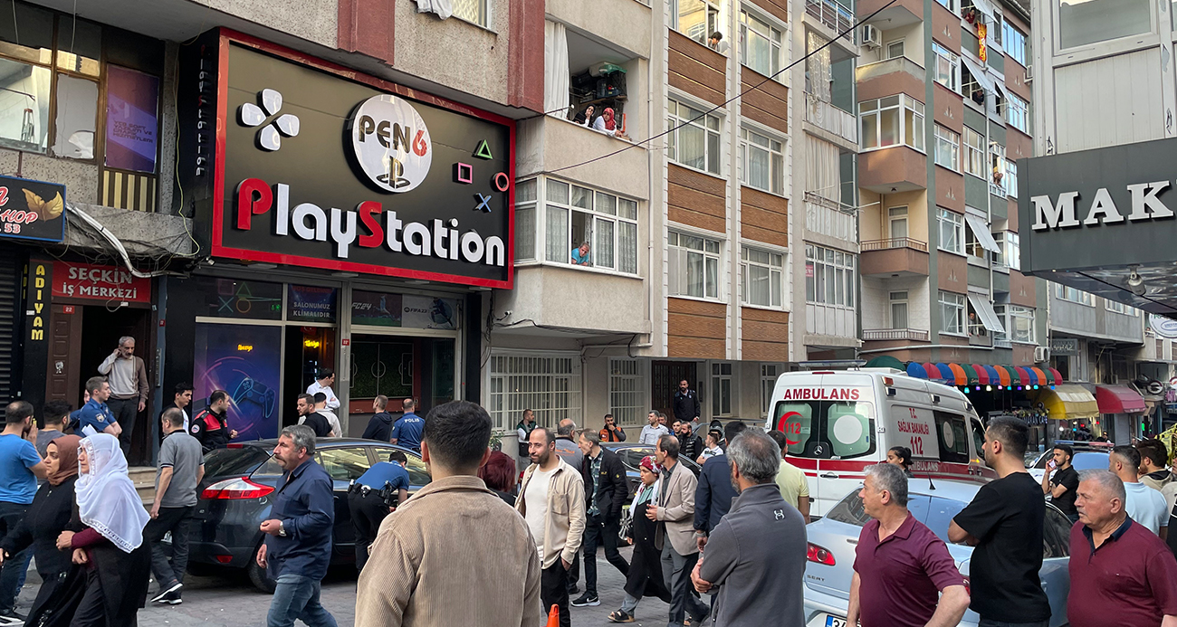 Bahçelievler’de oyun salonuna silahlı saldırı: 1 ölü