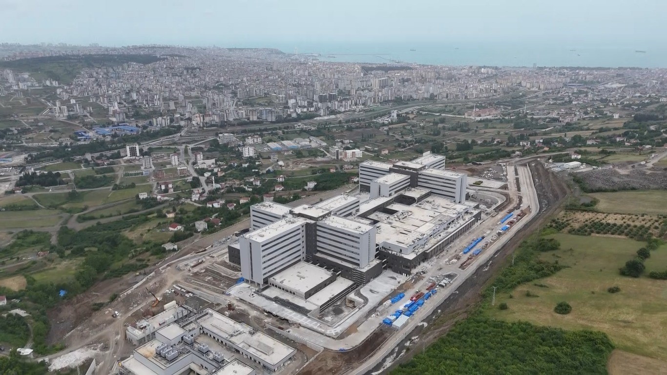 Yüzde 95’i tamamlanan Şehir Hastanesi Samsun’a nefes aldıracak