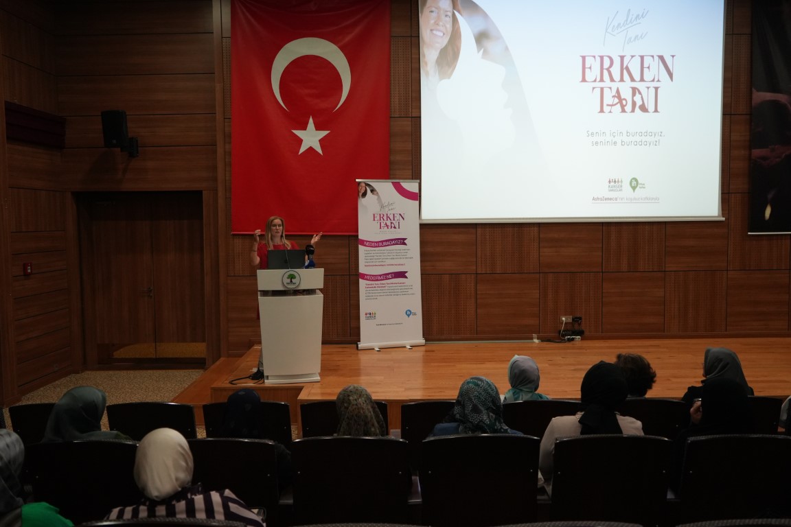 Gaziantepli kadınlar, meme kanseri farkındalık hareketi için bir araya geldi