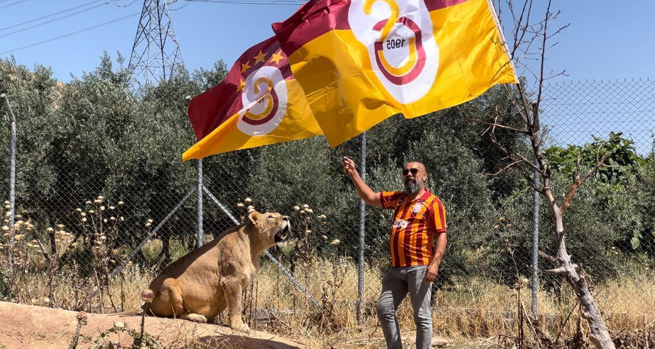 Diyarbakırlı taraftar, Galatasaray’ın 24. şampiyonluğunu aslanlarıyla kutladı