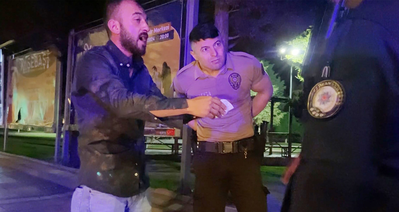 Direnip biber gazı yedi, “Kaybol ya” diye bağırdığı polis memurunu