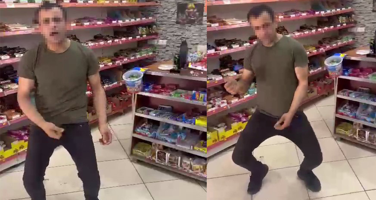 Esenyurt’ta küçük kız çocuğunu darp eden market sahibi, annesinin önünde böyle dans etti