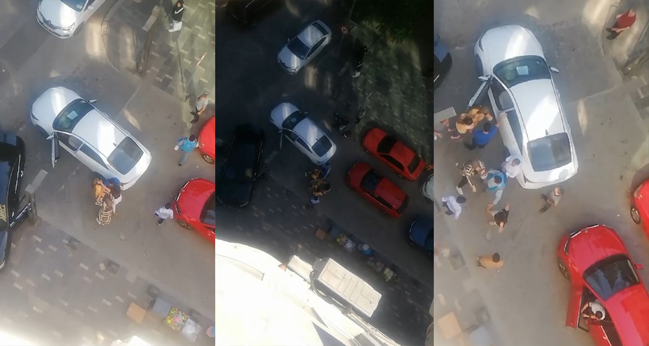 Kadınların yol verme kavgası görenleri hayrete düşürdü