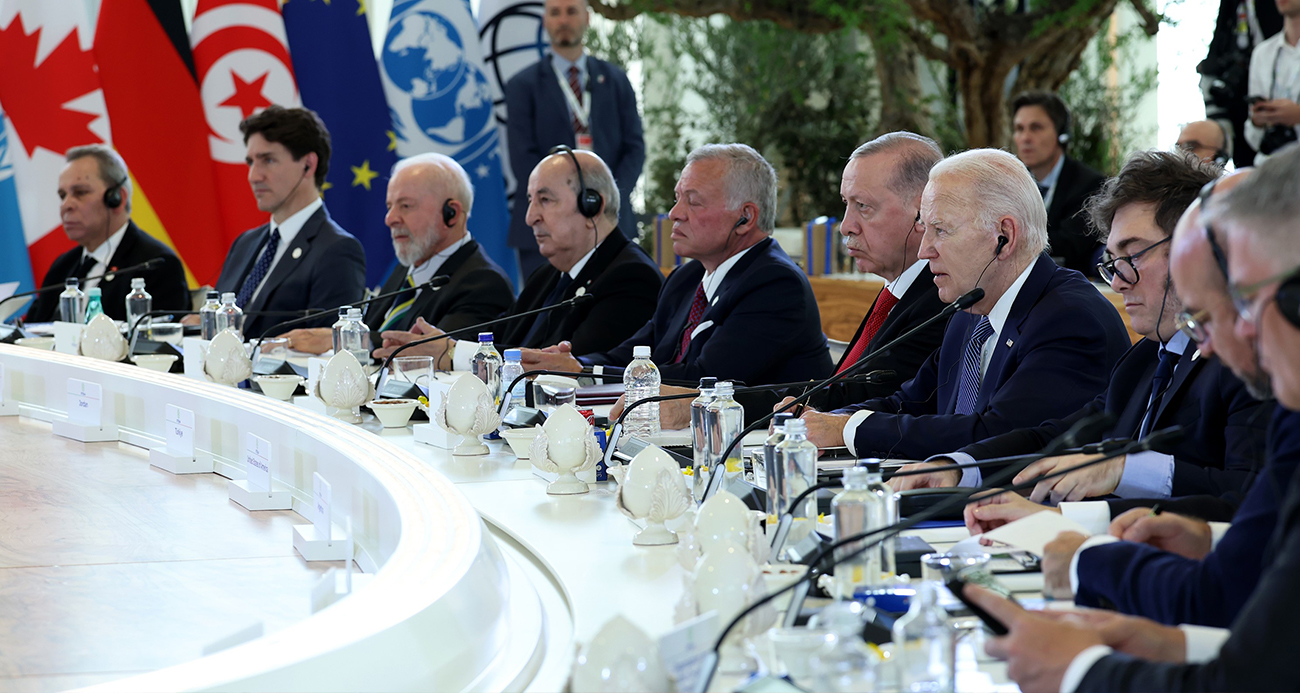 Cumhurbaşkanı Erdoğan, G7 Yüksek Düzeyli Oturumu’na katıldı