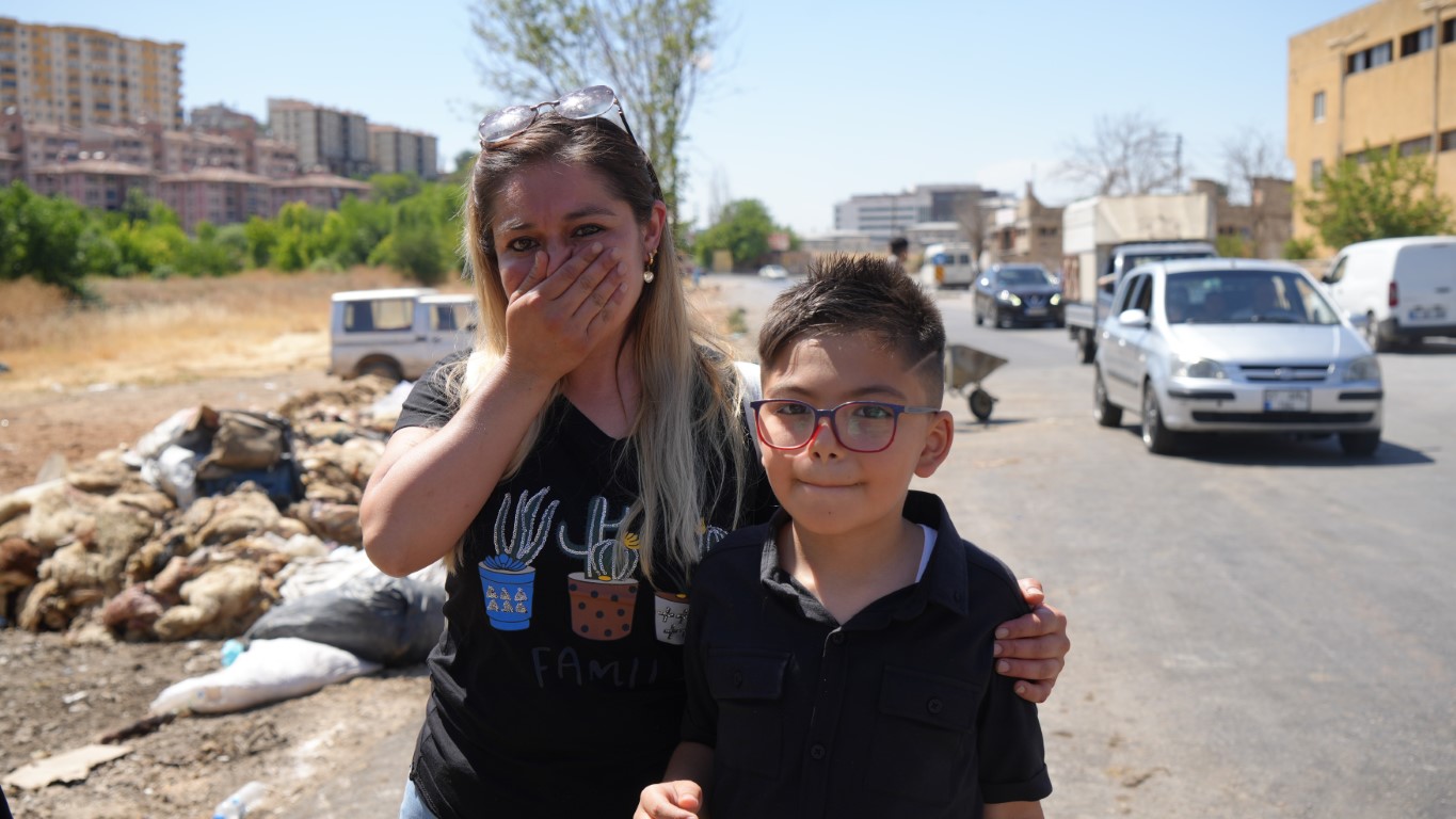 Gaziantep’te mide bulandıran görüntüler