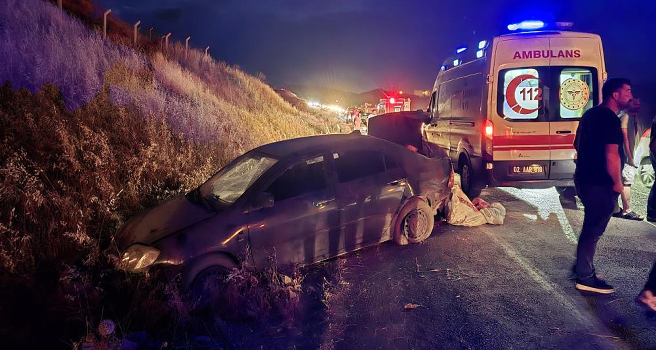 Adıyaman’da feci kaza: 1 ölü, 6 yaralı