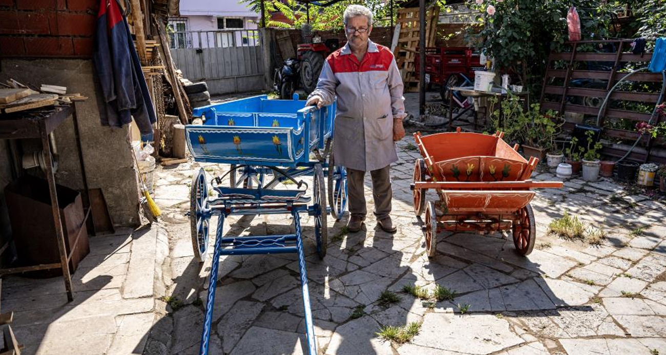 Filmden esinlendi emekli olunca ‘Sütçü Ramiz’in arabasını yaptı